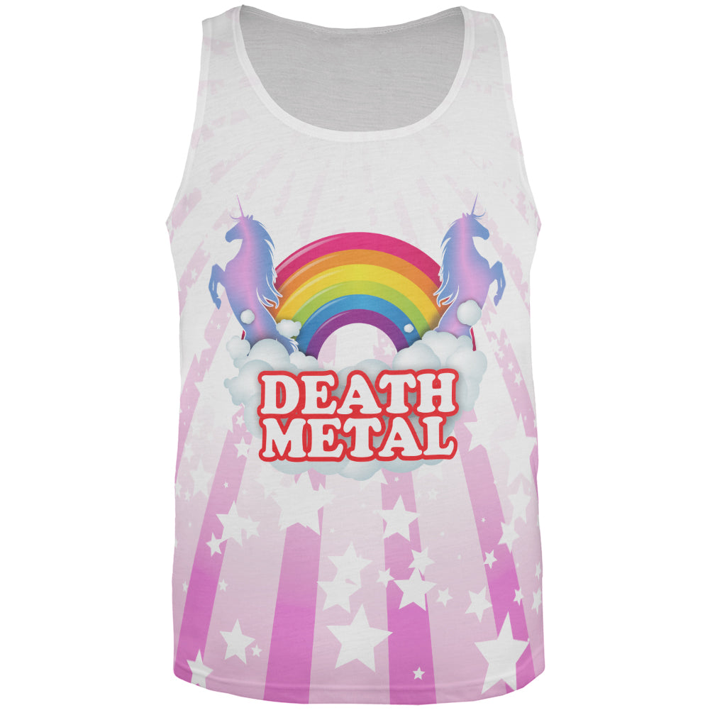 Death Metal Rainbow All Over Mens Tank Top Men's Tank Tops Old Glory 3XL Multi 