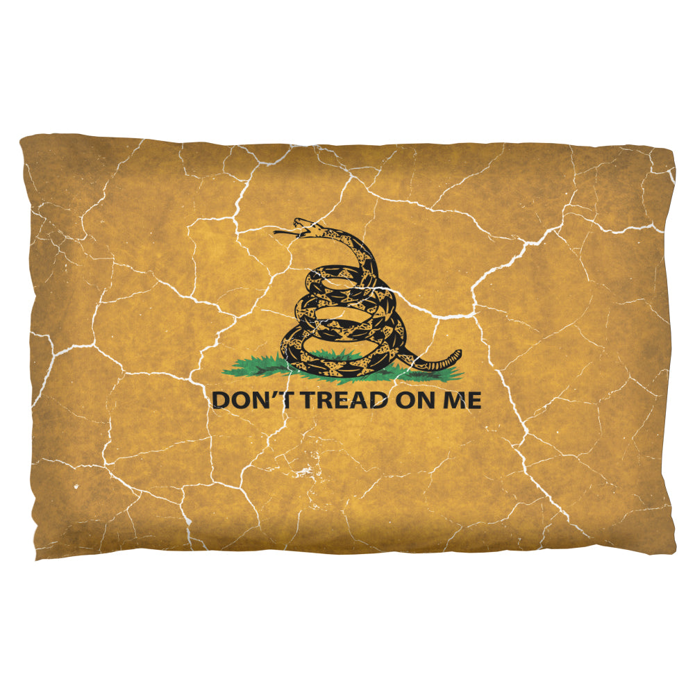 Distressed Gadsden Flag Pillow Case Pillowcases Old Glory OS Multi 