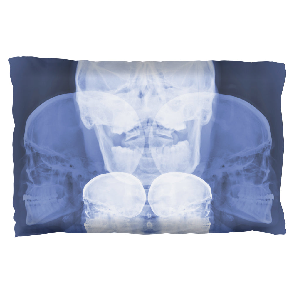 Dead Inside Skull X-Ray Pillow Case Pillowcases Old Glory OS Multicolored 