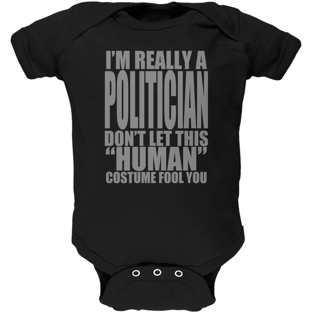 Halloween Human Politician Costume Soft Baby One Piece Baby One Piece Old Glory 0-3M Black 