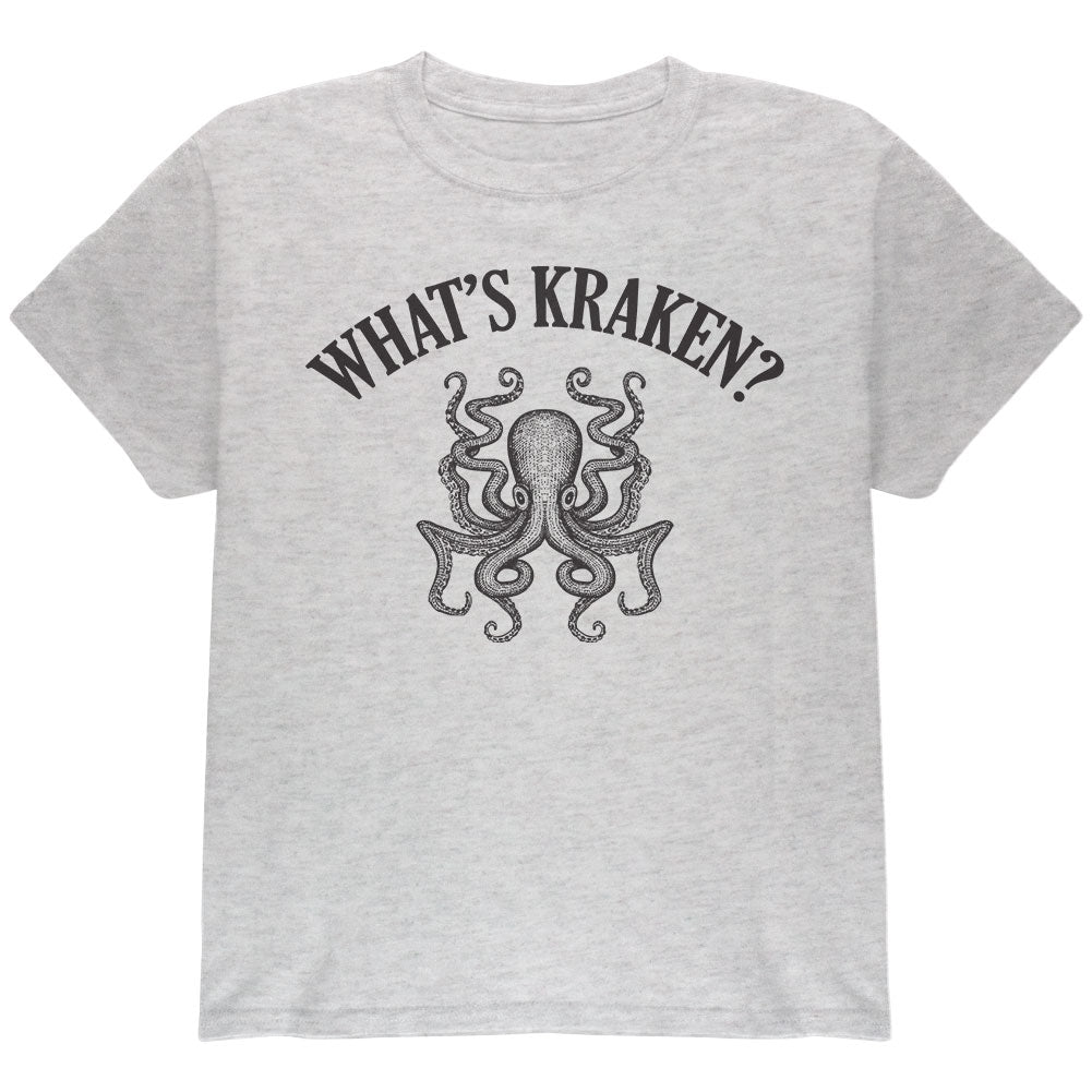 What's Kraken? Youth T Shirt Youth T-Shirts Old Glory YLG Heather 