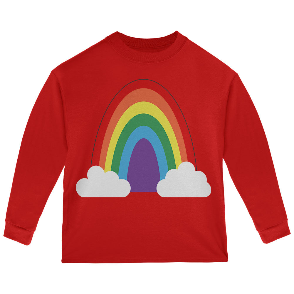 Halloween Rainbow Costume Toddler Long Sleeve T Shirt Toddler Long Sleeves Old Glory 2T Red 