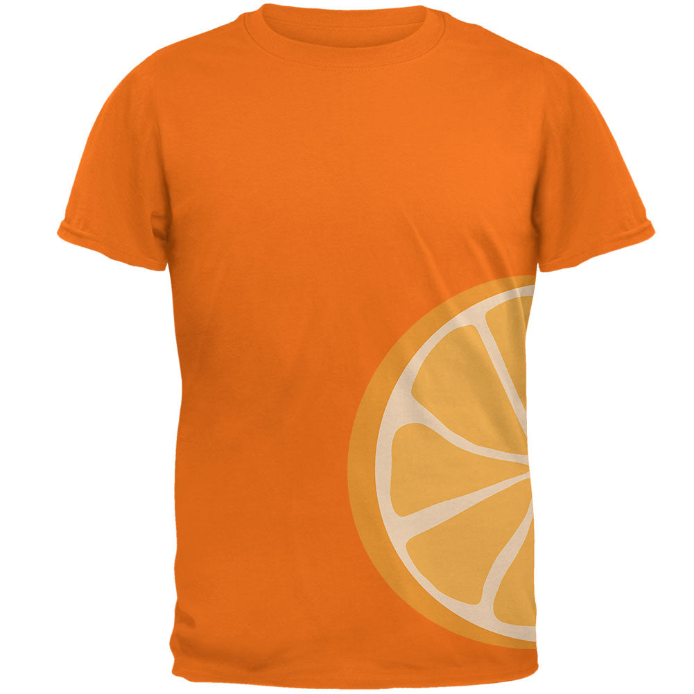 Orange Slice Costume Mens T Shirt Men's T-Shirts Old Glory 2XL Mandarin Orange 