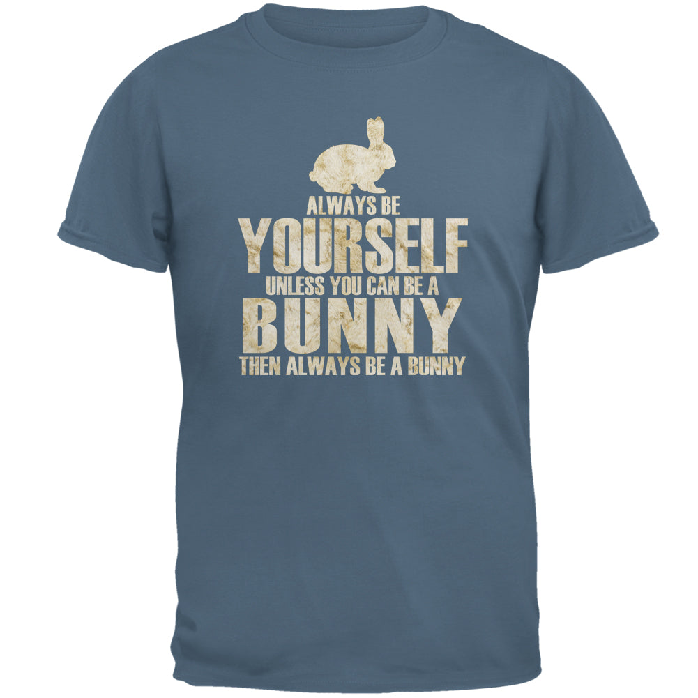 Always Be Yourself Bunny Mens T Shirt Men's T-Shirts Old Glory 2XL Indigo Blue 