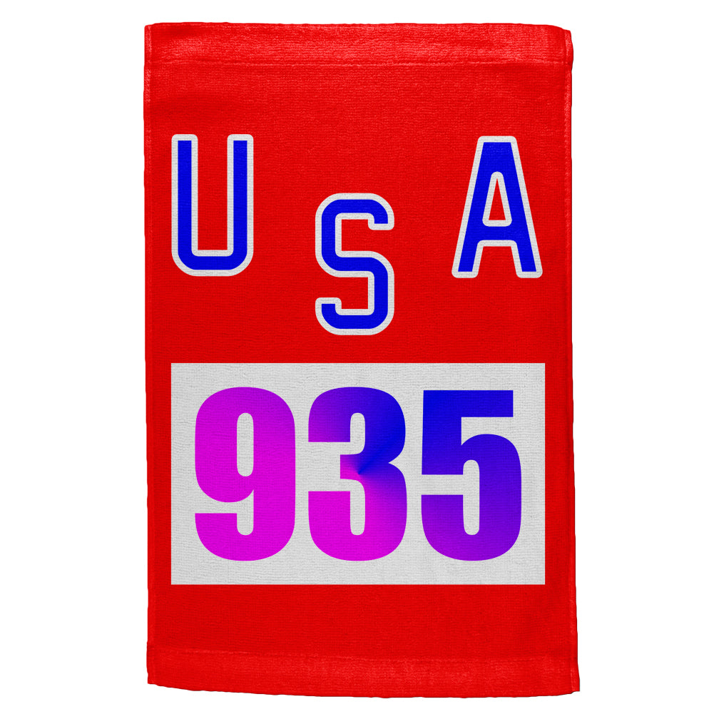 Team Bruce Jenner USA 935 Olympic Costume All Over Hand Towel Hand Towel Old Glory OS Multi 