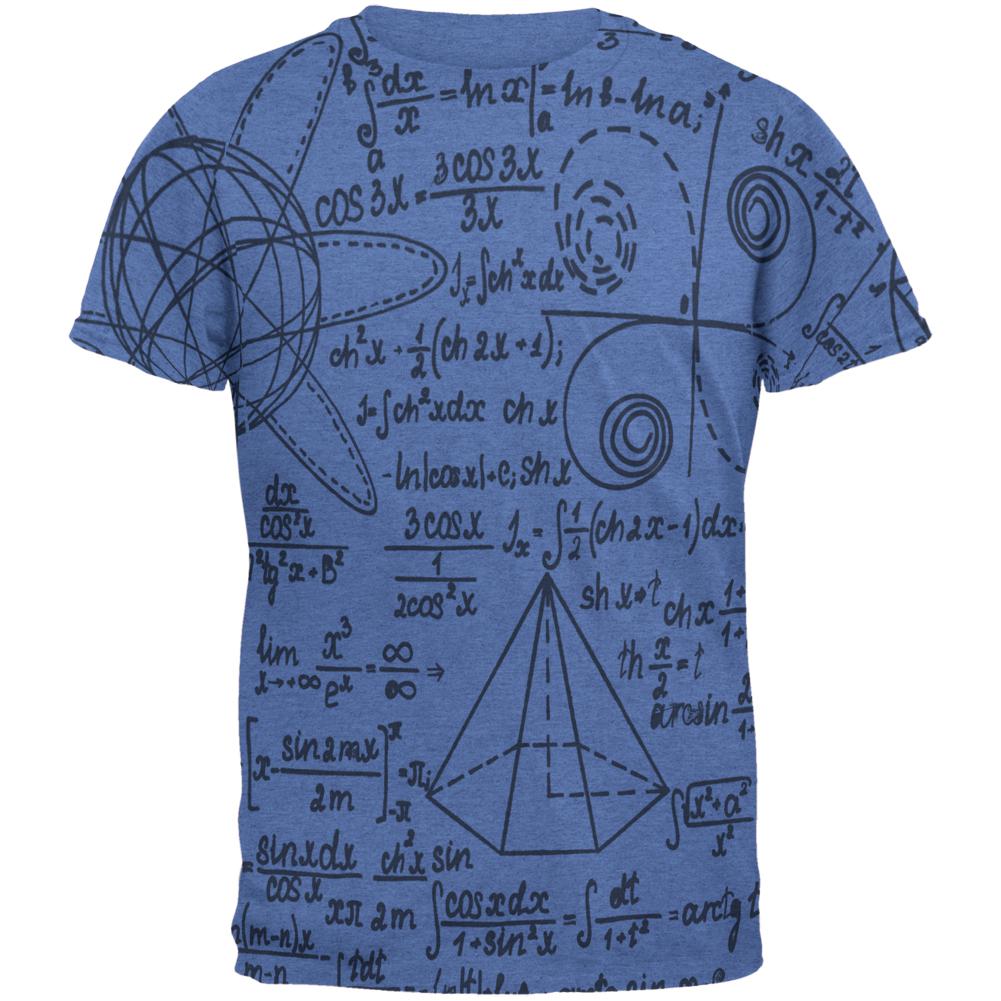 Math Geek Formula Mens T Shirt Men's T-Shirts Old Glory SM Heather Royal 