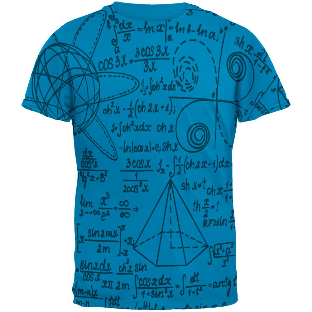 Math Geek Formula Mens T Shirt Men's T-Shirts Old Glory SM Sapphire 