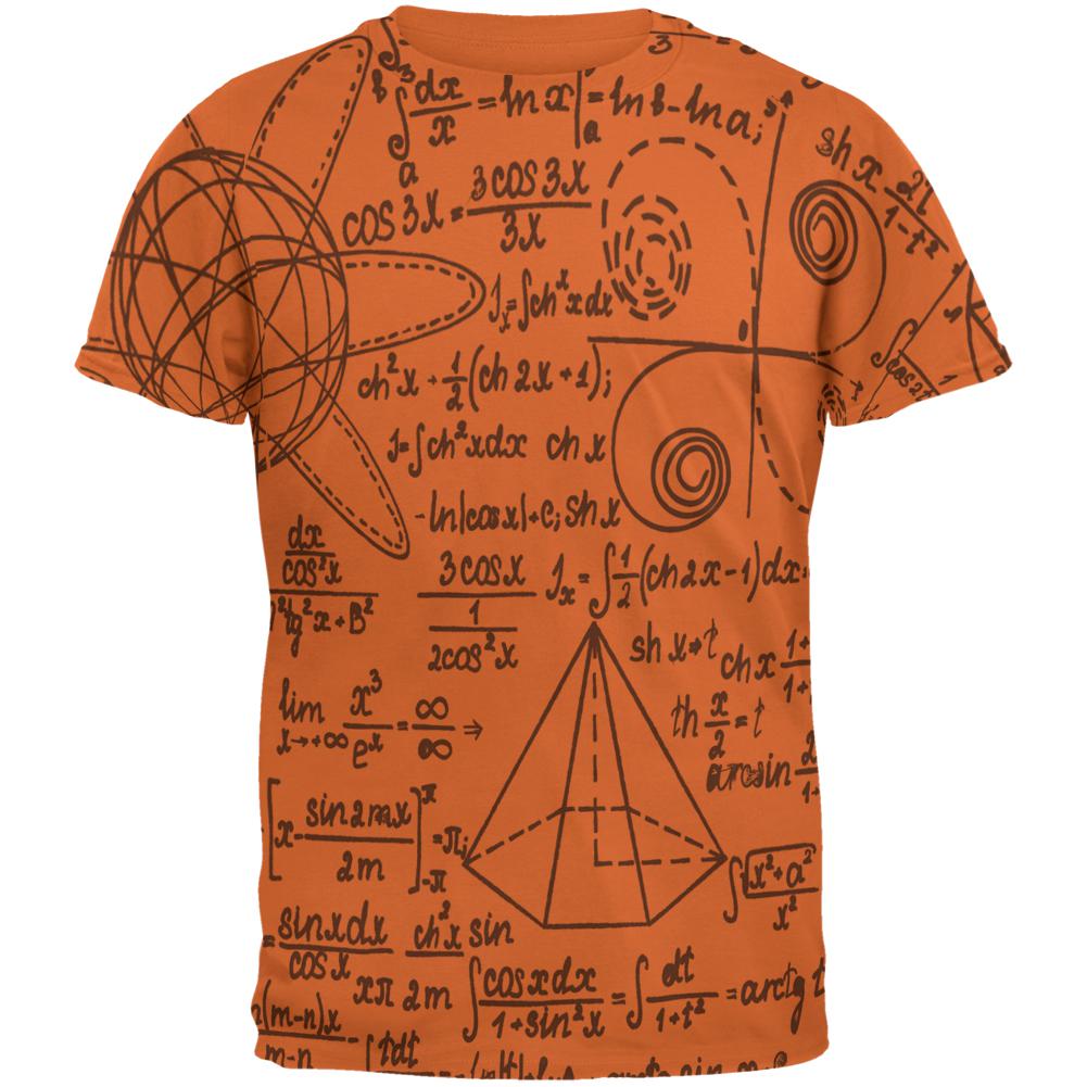 Math Geek Formula Mens T Shirt Men's T-Shirts Old Glory SM Texas Orange 