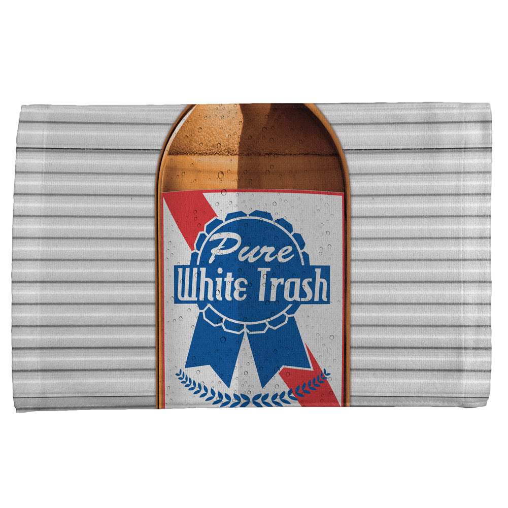 Halloween Pure White Trash Beer All Over Hand Towel Hand Towel Old Glory OS Multi 