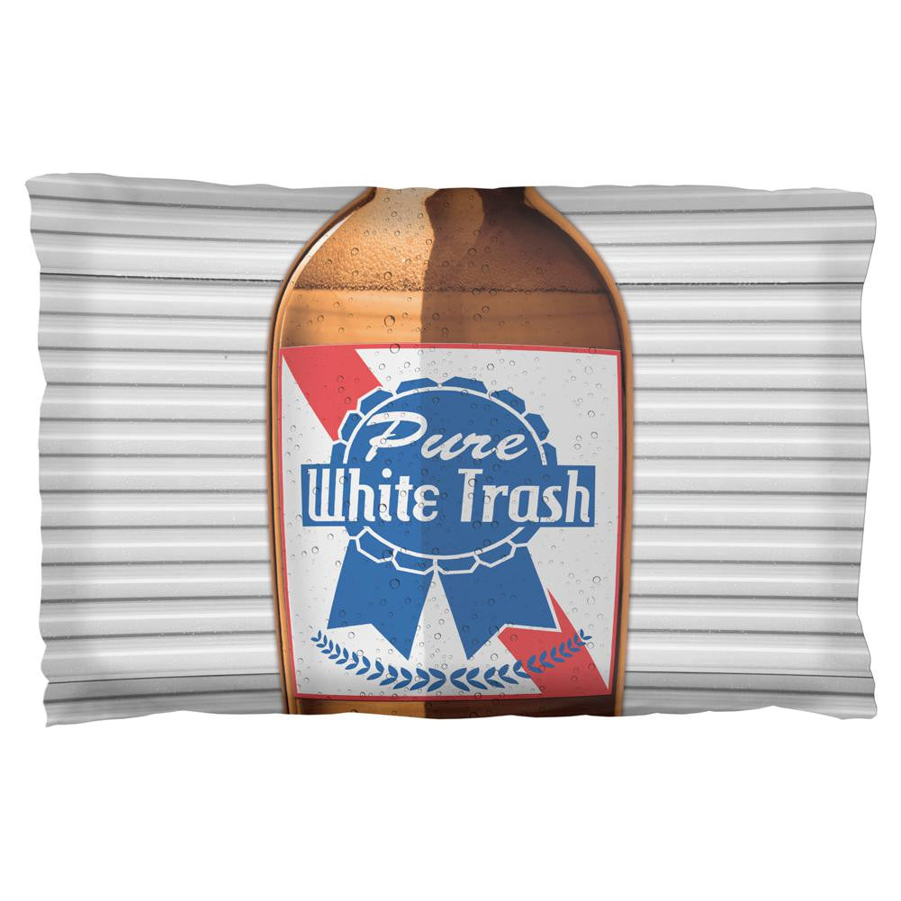 Halloween Pure White Trash Beer Pillow Case Pillowcases Old Glory OS Multi 