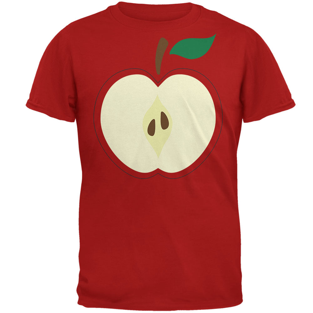 Halloween Apple Slice Costume Mens T Shirt Men's T-Shirts Old Glory 2XL Red 