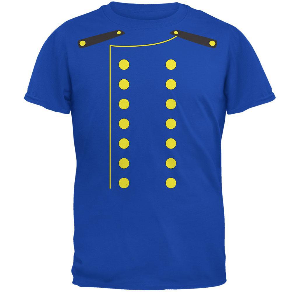 Halloween Hotel Bellhop Costume Mens T Shirt Men's T-Shirts Old Glory 2XL Blue 