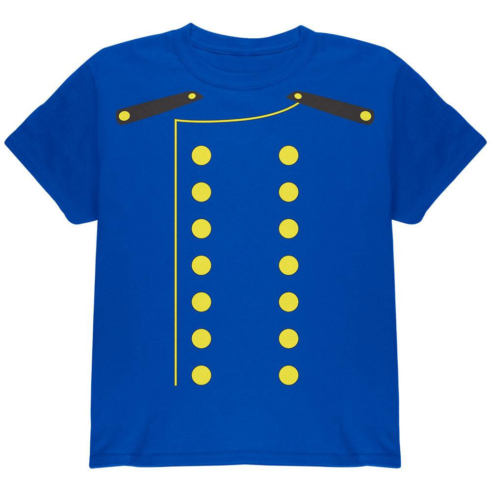 Halloween Hotel Bellhop Costume Youth T Shirt Youth T-Shirts Old Glory LG Blue 