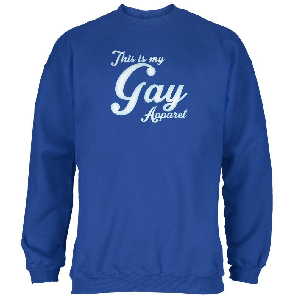 Christmas This Is My Gay Apparel Mens Sweatshirt Men's Sweatshirts Old Glory 2XL Blue 