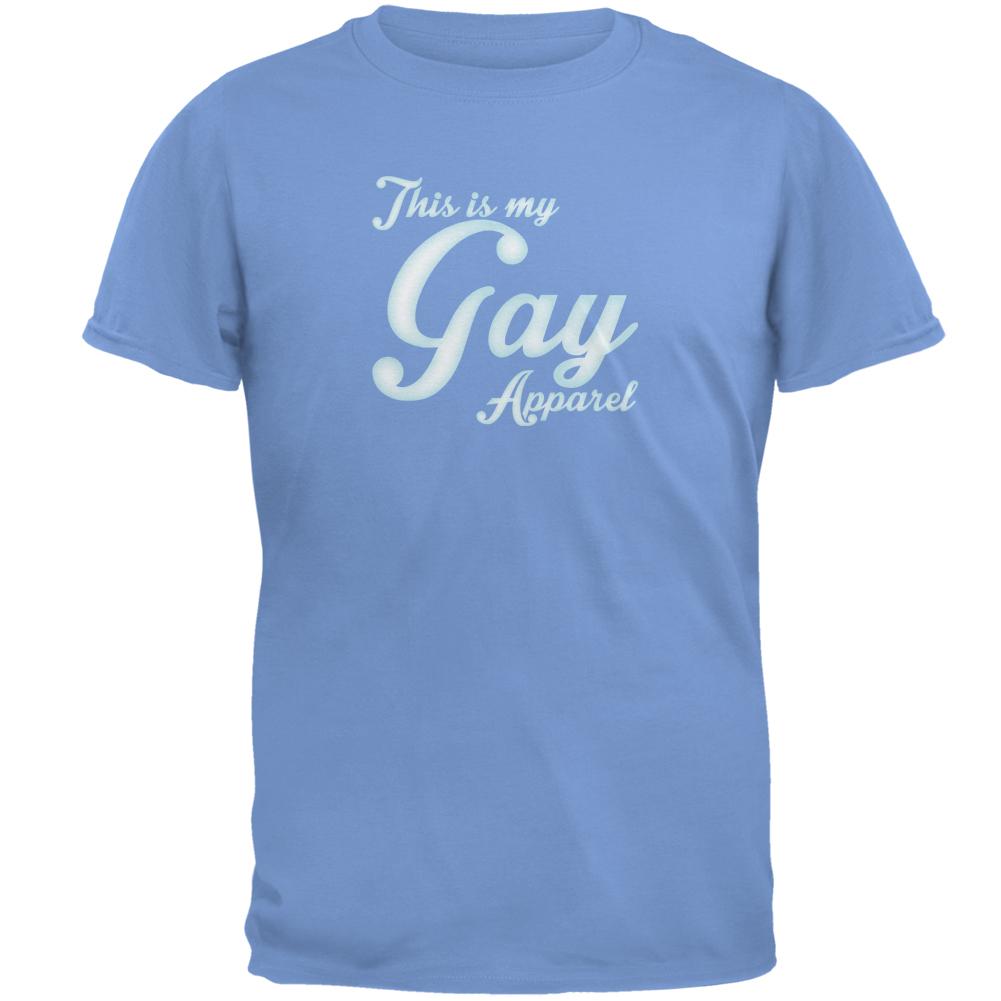 Christmas This Is My Gay Apparel Mens T Shirt Men's T-Shirts Old Glory 2XL Carolina Blue 