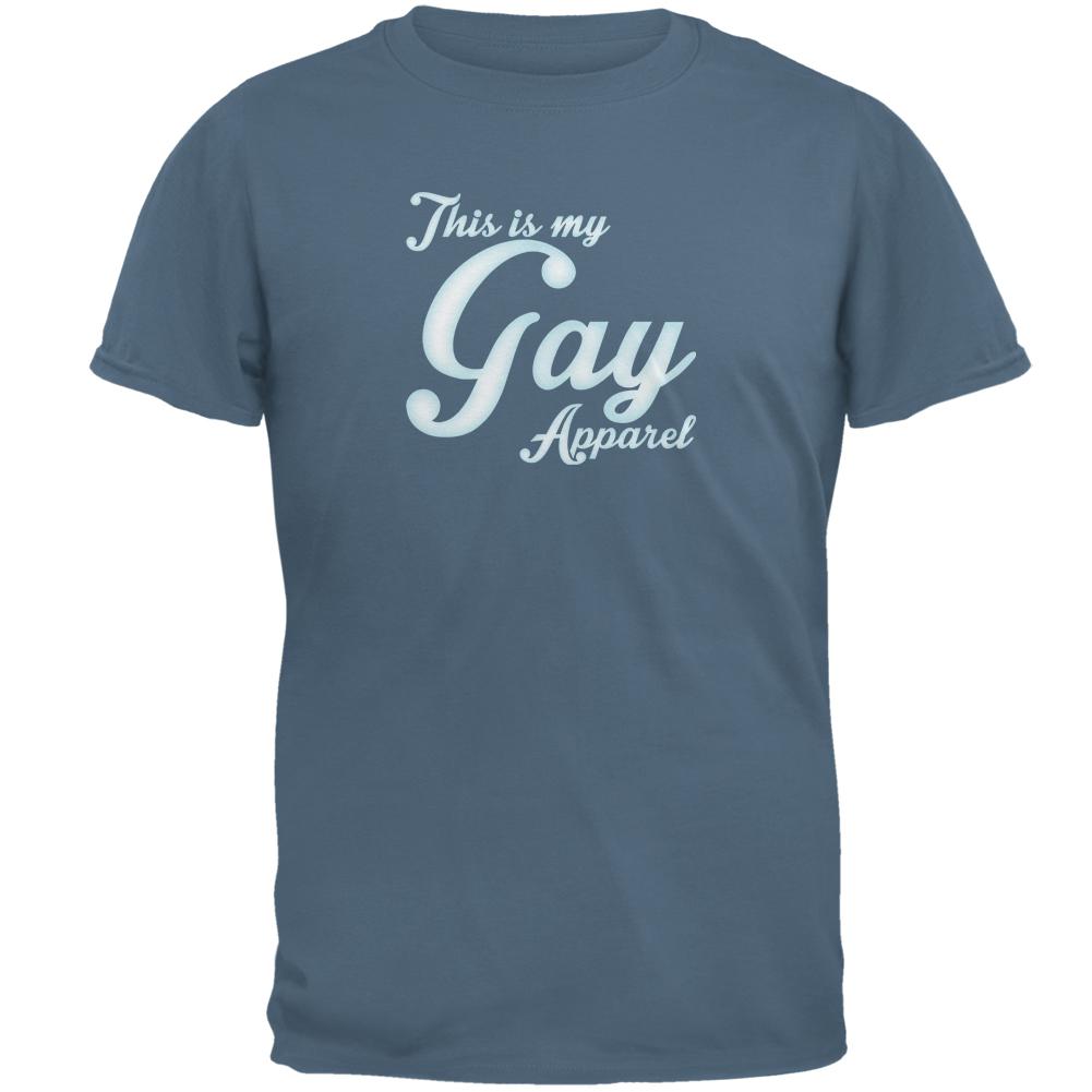 Christmas This Is My Gay Apparel Mens T Shirt Men's T-Shirts Old Glory 2XL Indigo Blue 