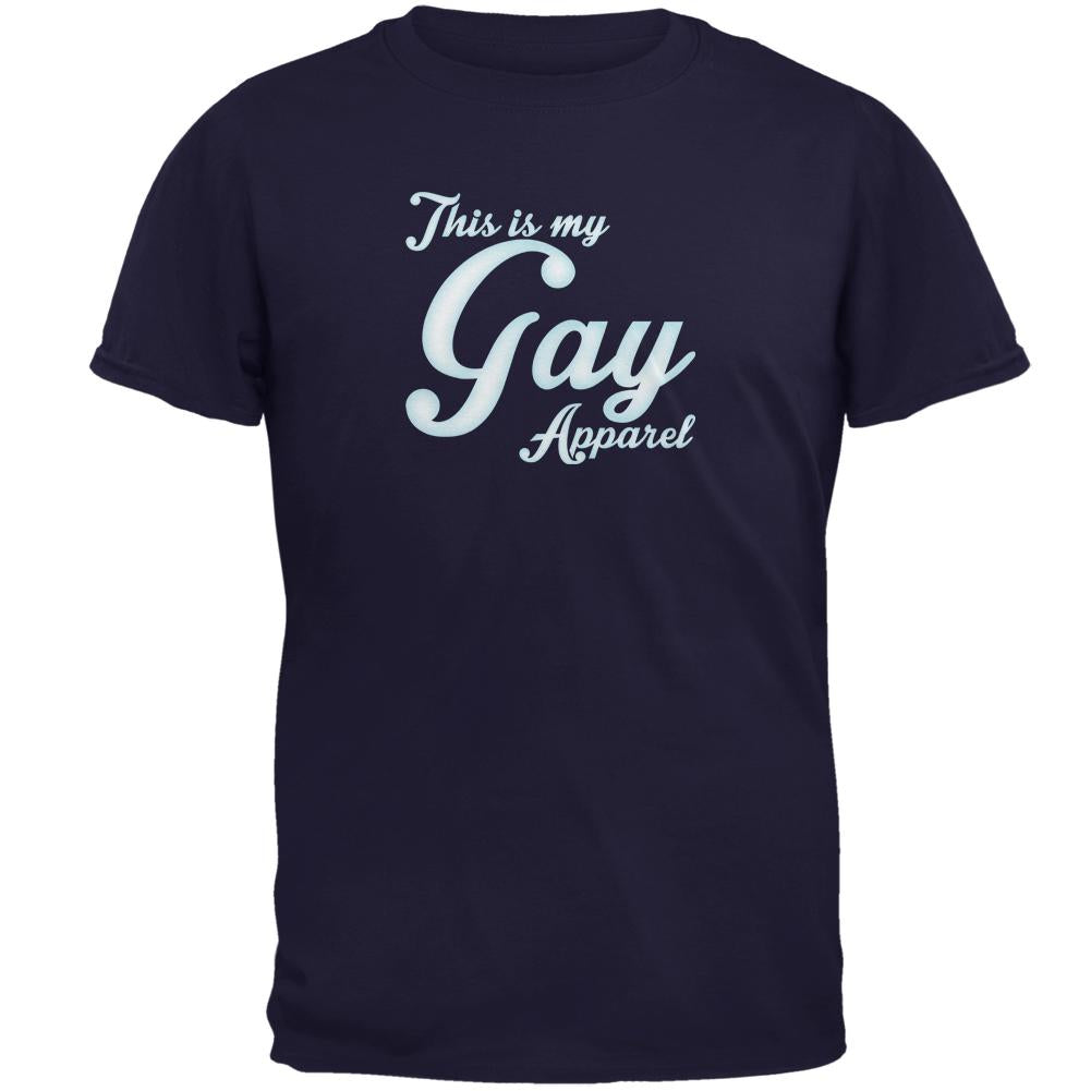 Christmas This Is My Gay Apparel Mens T Shirt Men's T-Shirts Old Glory 2XL Navy 