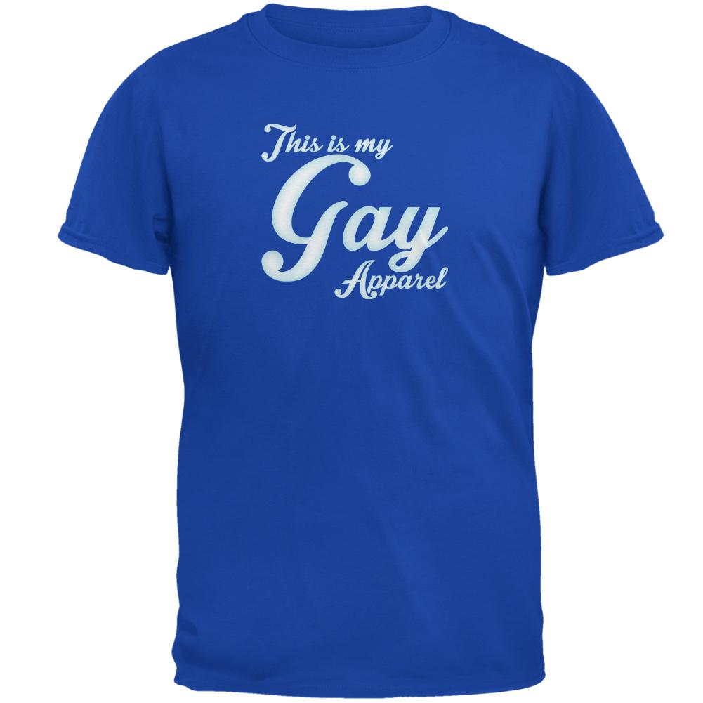 Christmas This Is My Gay Apparel Mens T Shirt Men's T-Shirts Old Glory 2XL Royal 