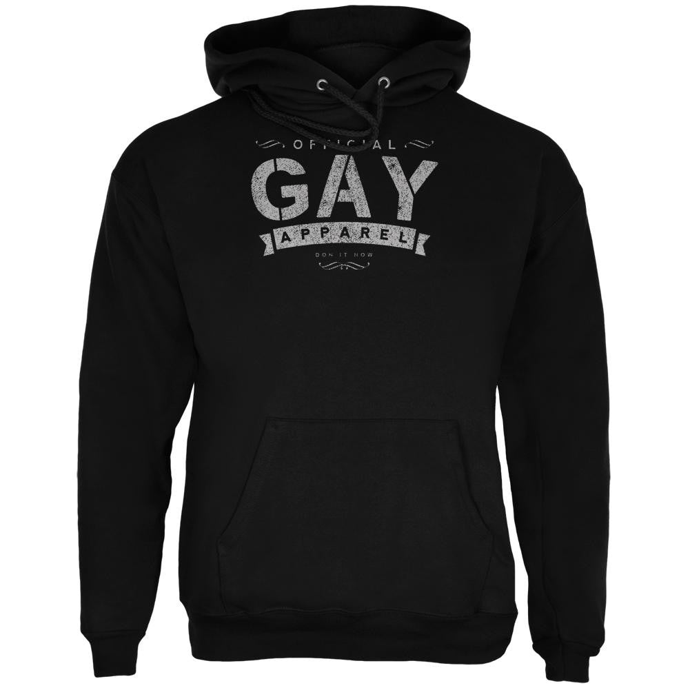 Christmas Official Gay Apparel Vintage Retro Funny Mens Hoodie Men's Hoodies Old Glory 2XL Black 