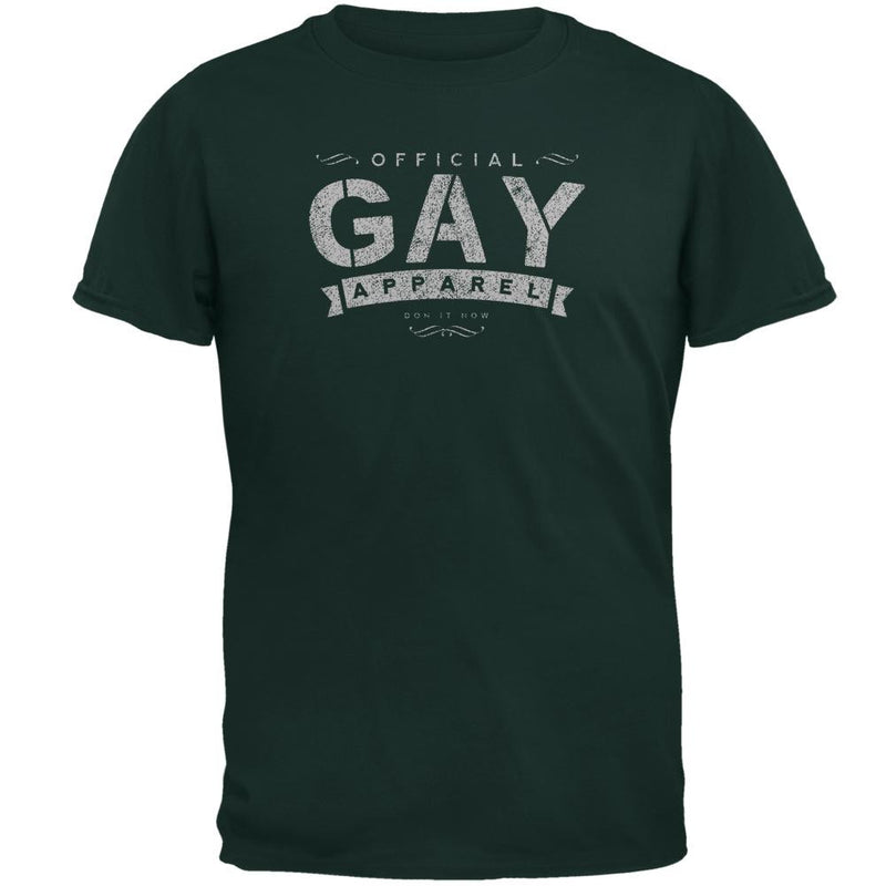 Christmas Official Gay Apparel Vintage Retro Funny Mens T Shirt Men's T-Shirts Old Glory 2XL Green 