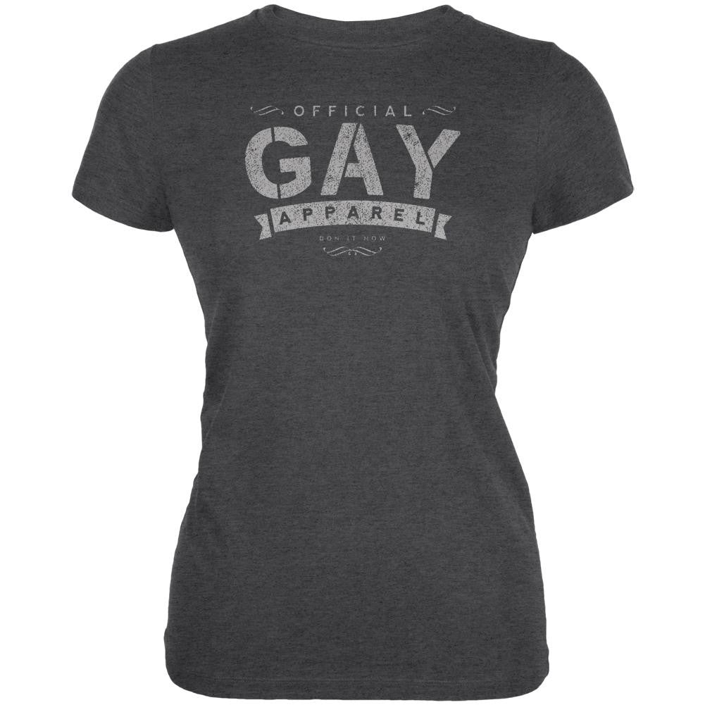 Christmas Official Gay Apparel Vintage Retro Funny Juniors Soft T Shirt Juniors T-Shirts Old Glory 2XL Black 