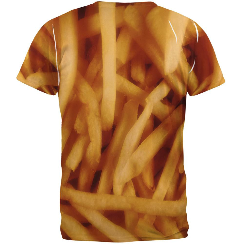 Fast Food Golden French Fries Costume All Over Mens T Shirt Men's T-Shirts Old Glory   