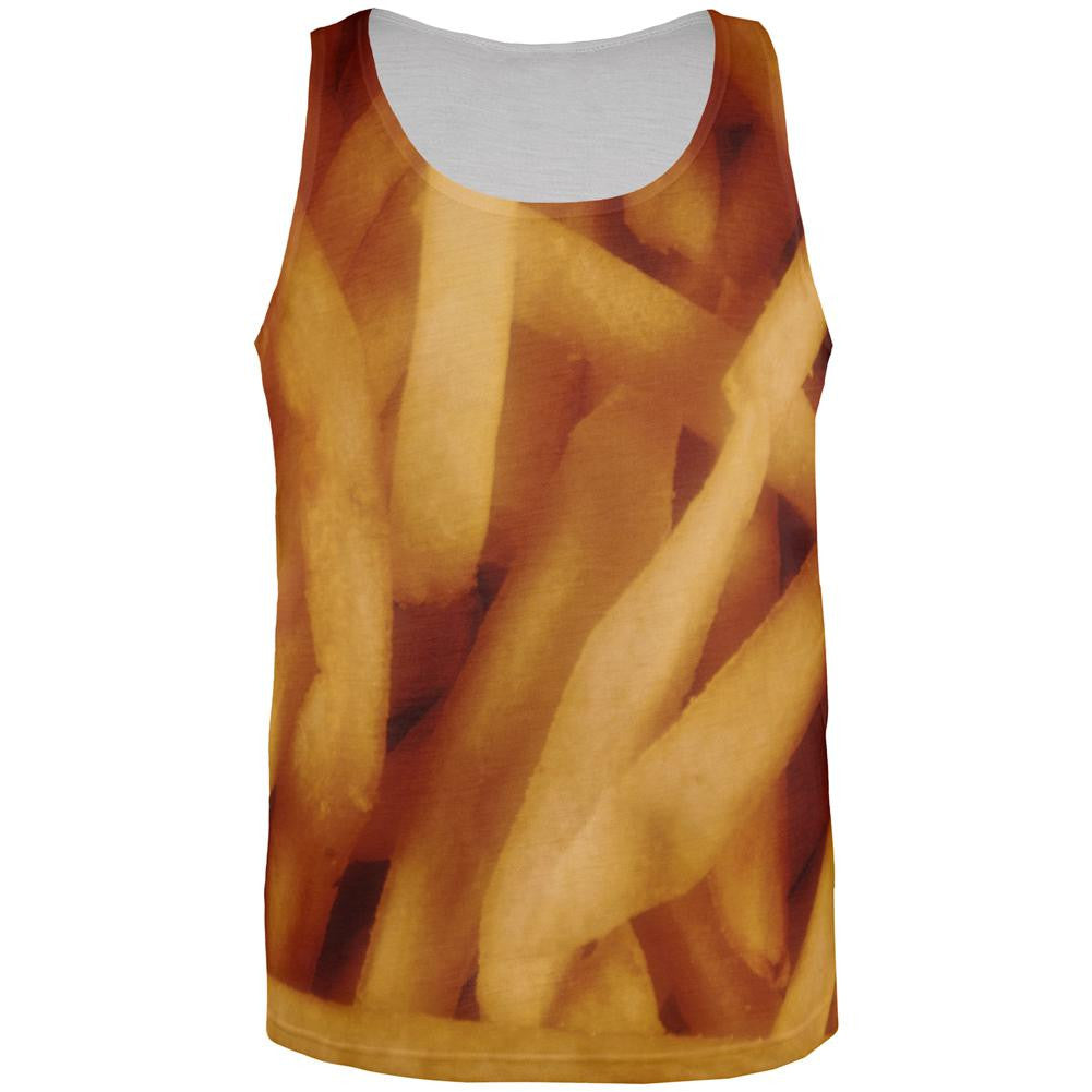 Fast Food Golden French Fries Costume All Over Mens Tank Top Men's Tank Tops Old Glory 2XL Multi 