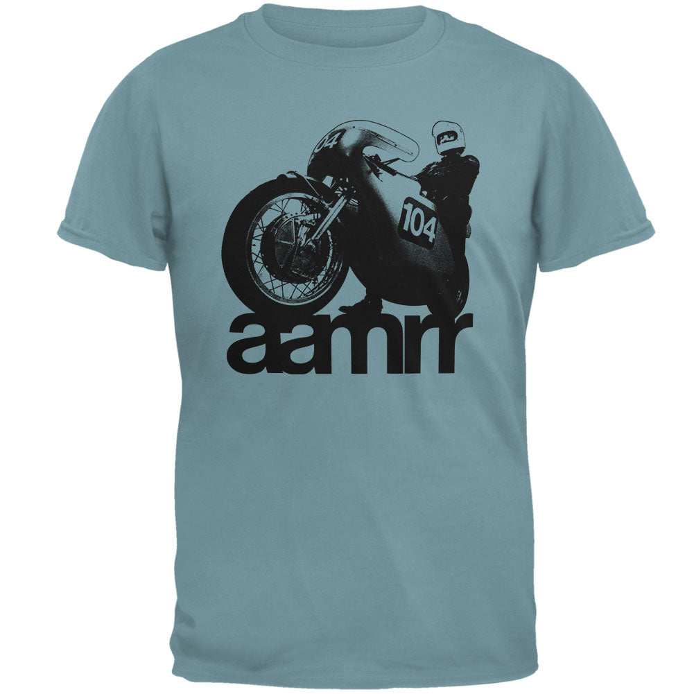 AAMRR is Road Racing Vintage Mens T Shirt Men's T-Shirts Old Glory 2XL Seafoam 