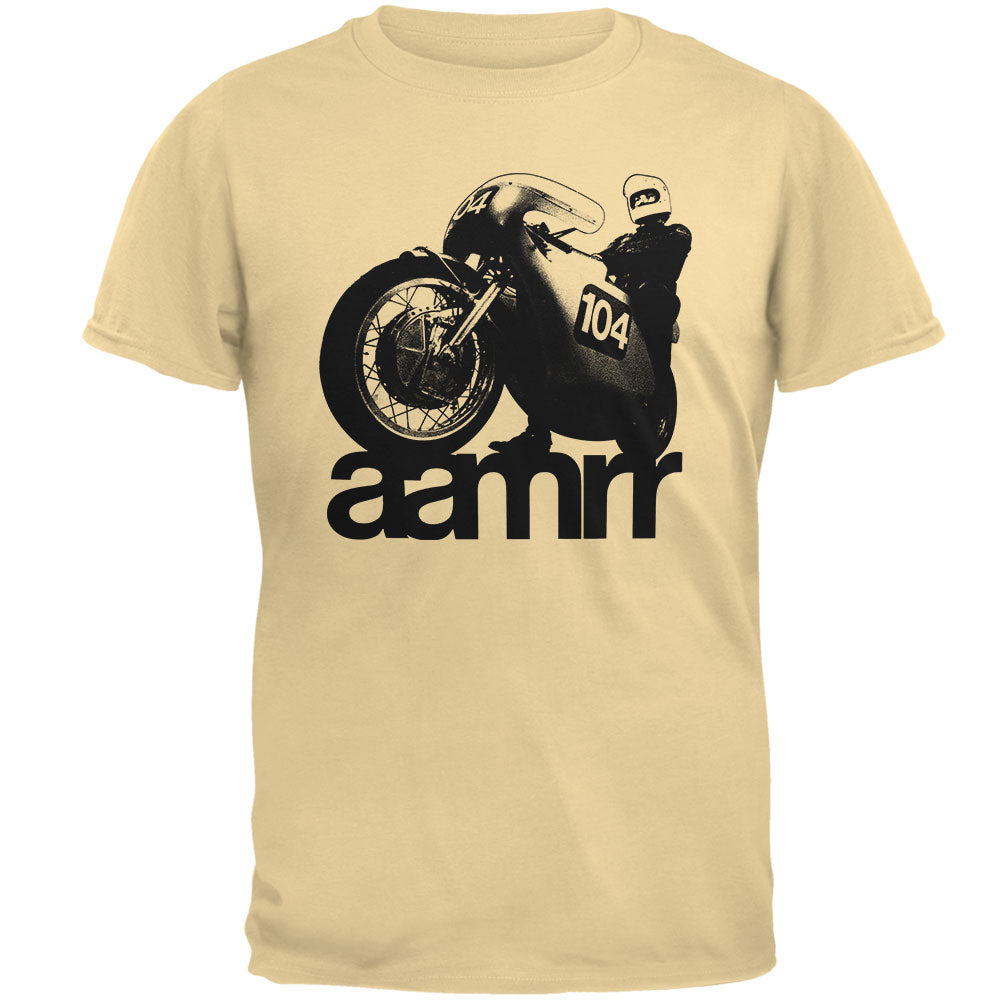 AAMRR is Road Racing Vintage Mens T Shirt Men's T-Shirts Old Glory 2XL Yellow Haze 