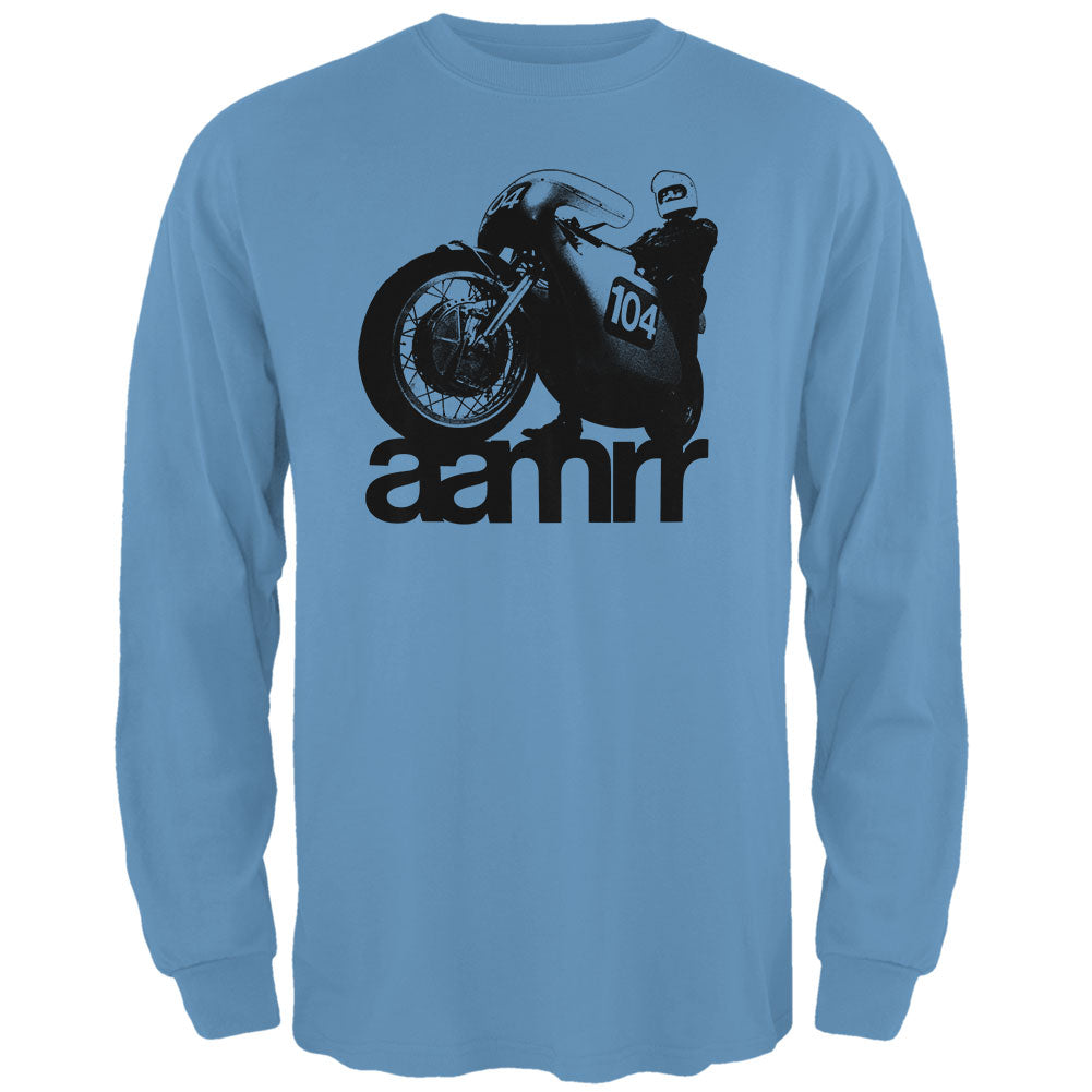 AAMRR is Road Racing Vintage Mens Long Sleeve T Shirt Men's Long Sleeves global 2XL Carolina Blue 