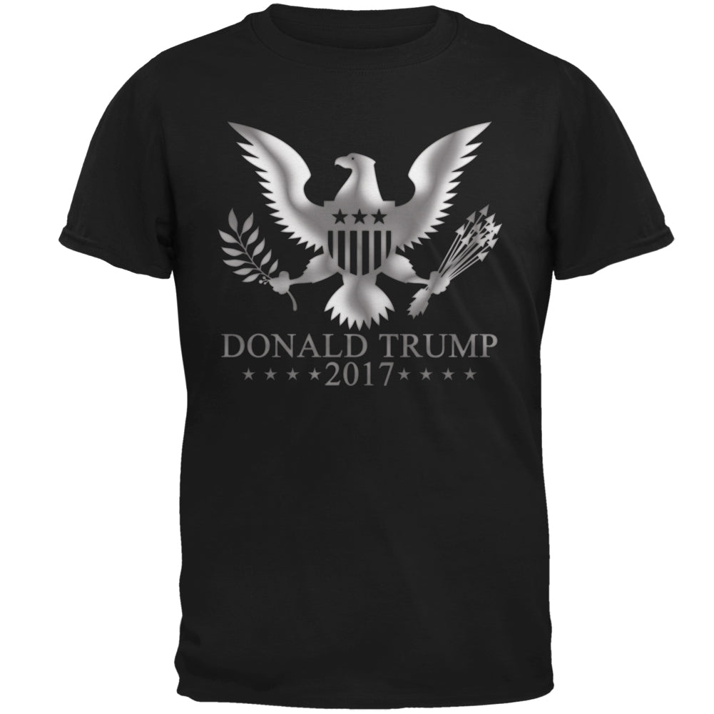 Presidential Seal Donald Trump 2017 Mens T Shirt Men's T-Shirts Old Glory 2XL Black 