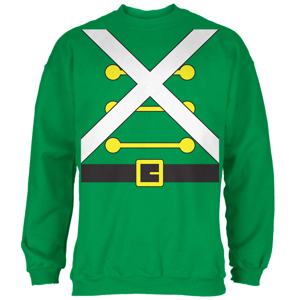 Christmas Toy Soldier Costume Mens Sweatshirt Men's Sweatshirts Old Glory 2XL Green 