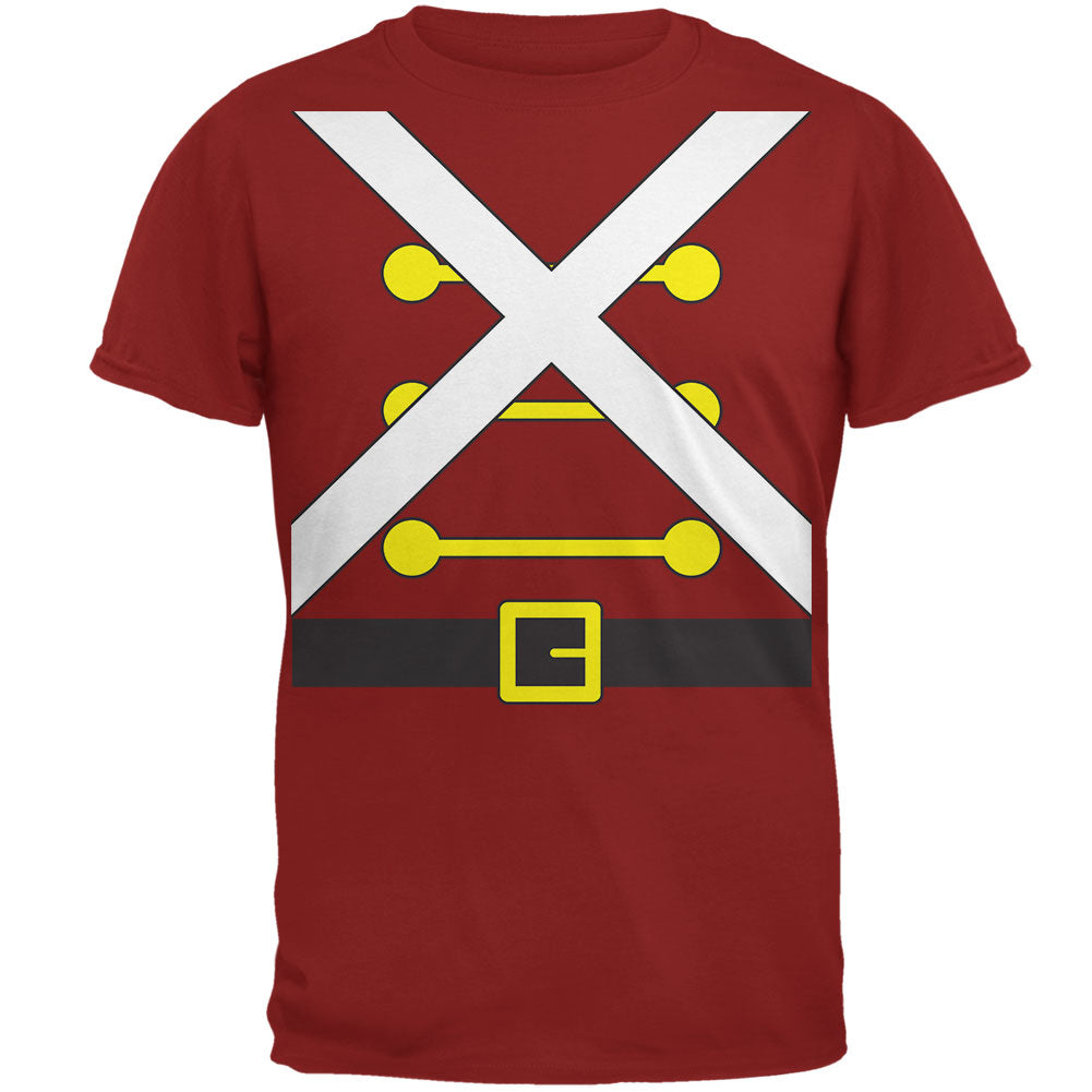 Christmas Toy Soldier Costume Mens T Shirt Men's T-Shirts Old Glory 2XL Cardinal Red 