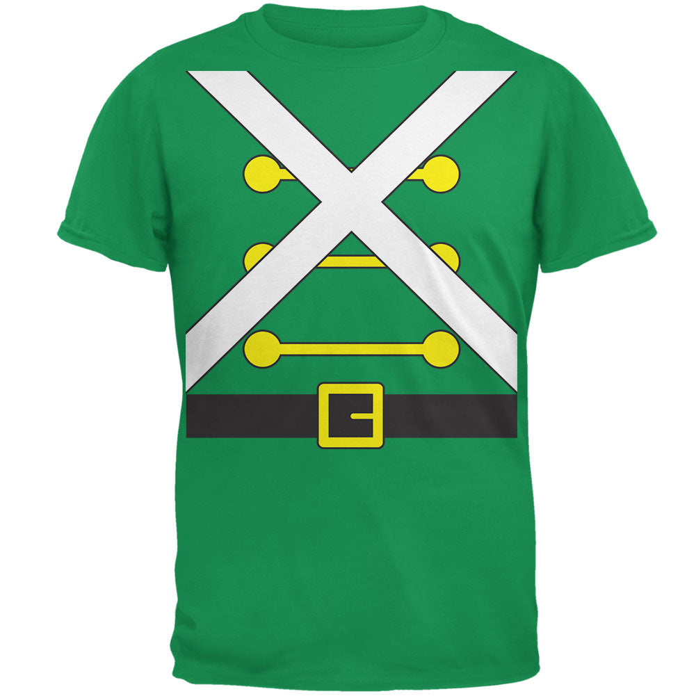 Christmas Toy Soldier Costume Mens T Shirt Men's T-Shirts Old Glory 2XL Green 