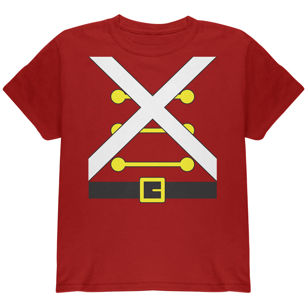 Christmas Toy Soldier Costume Youth T Shirt Youth T-Shirts Old Glory YLG Cardinal Red 