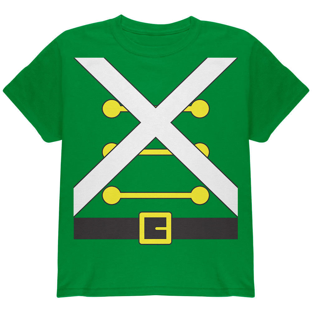 Christmas Toy Soldier Costume Youth T Shirt Youth T-Shirts Old Glory YLG Irish Green 