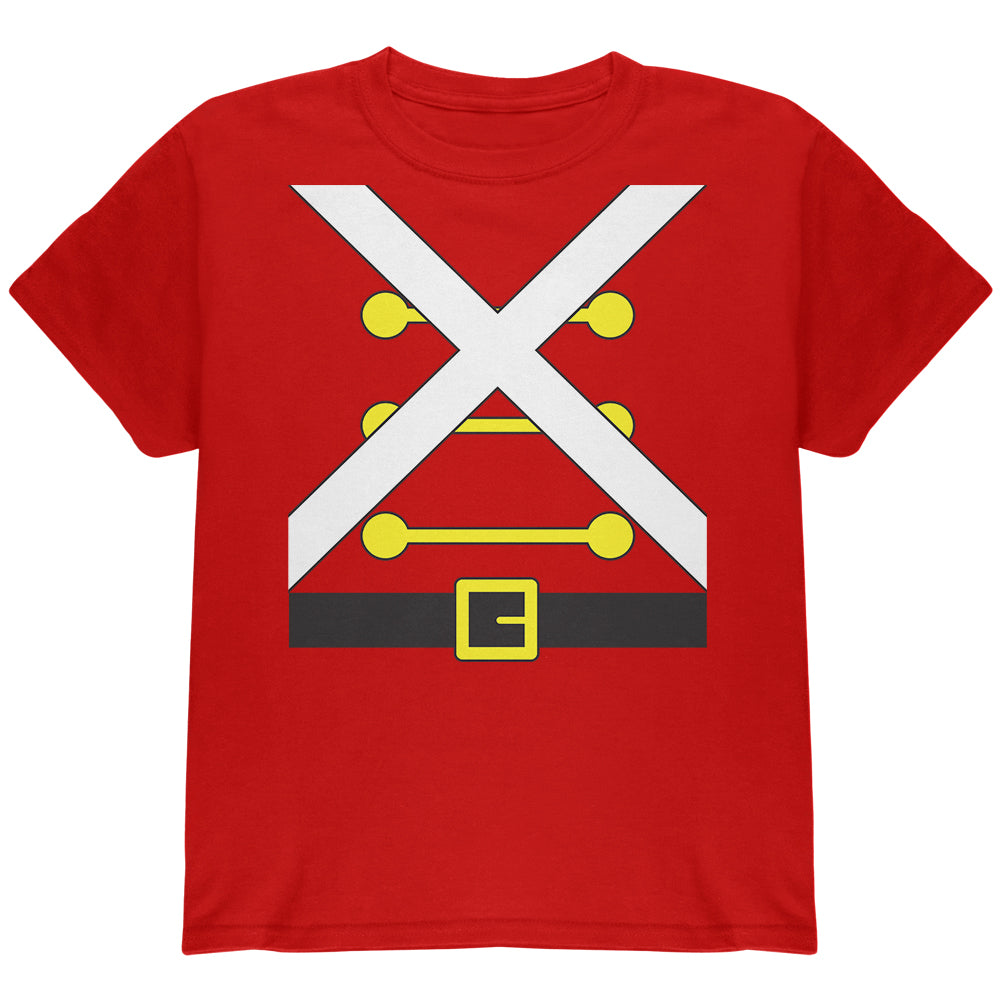 Christmas Toy Soldier Costume Youth T Shirt Youth T-Shirts Old Glory YLG Red 