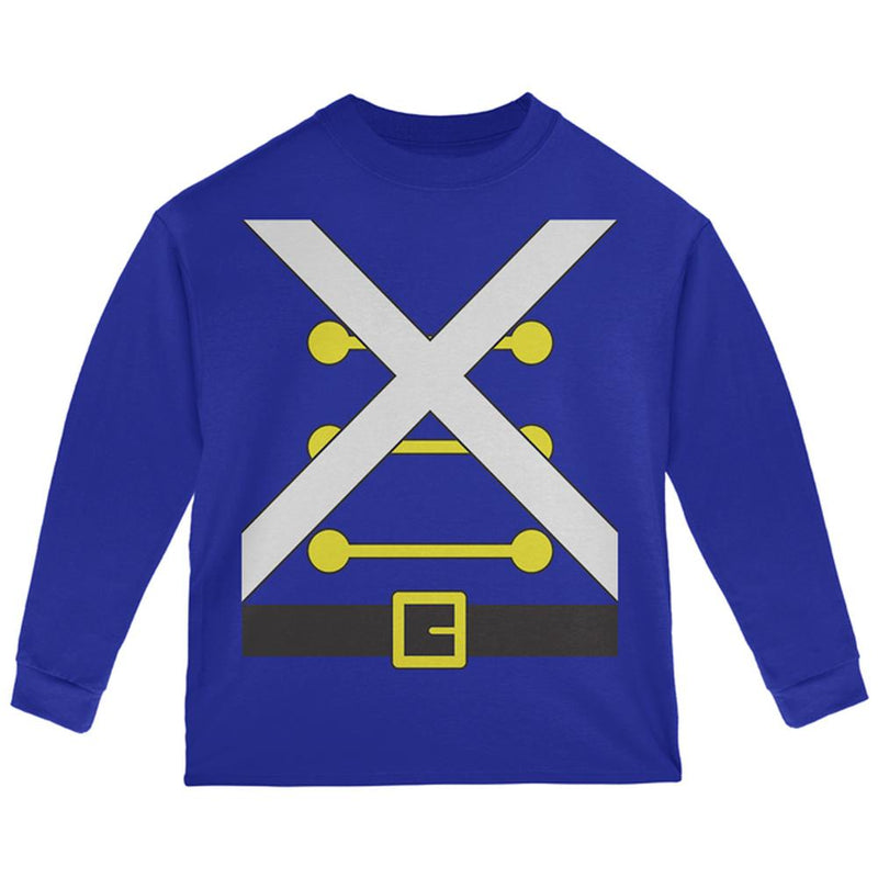 Christmas Toy Soldier Costume Toddler Long Sleeve T Shirt Toddler Long Sleeves Old Glory 2T Royal 