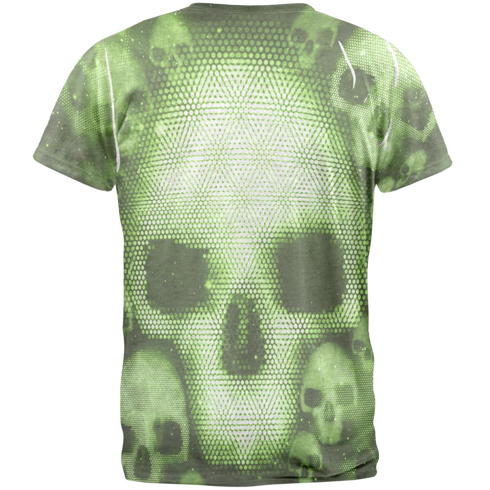 Halloween Cyber Space Alien Skull Mens T Shirt Men's T-Shirts Old Glory   