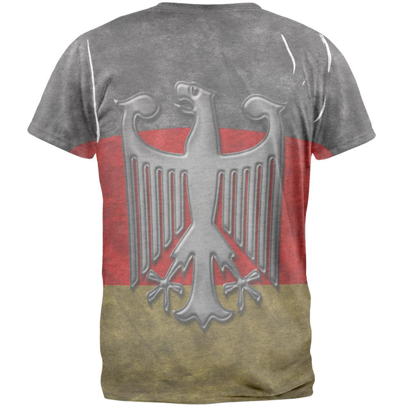 German Flag Eagle Crest Mens T Shirt Men's T-Shirts Old Glory   