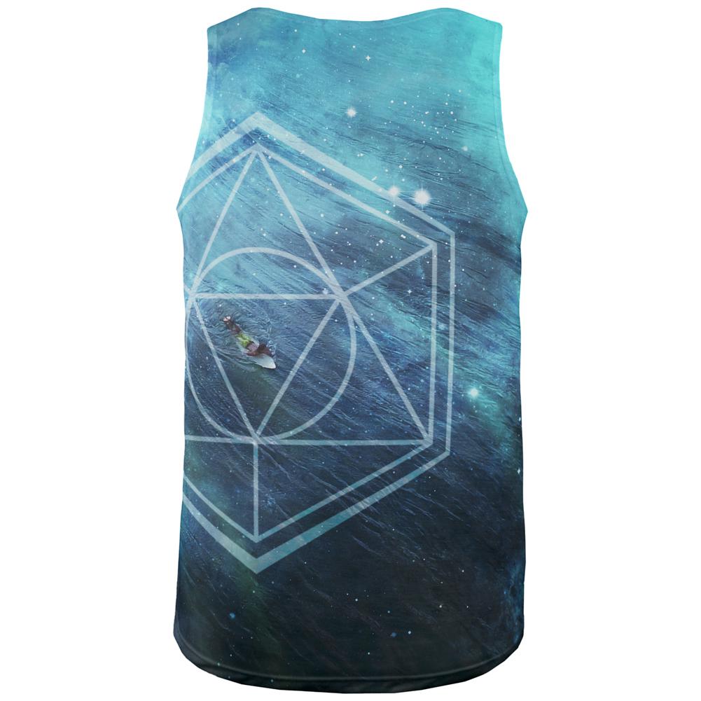 Surfing Sacred Cosmic Waves All Over Mens Tank Top Men's Tank Tops Old Glory   