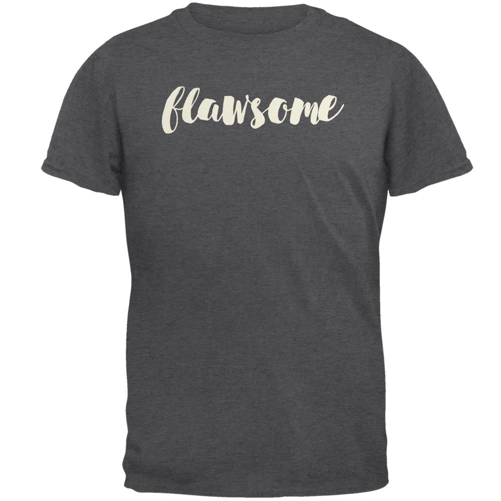 Flawsome Awesome Flaws Mens T Shirt Men's T-Shirts Old Glory 2XL Dark Heather 