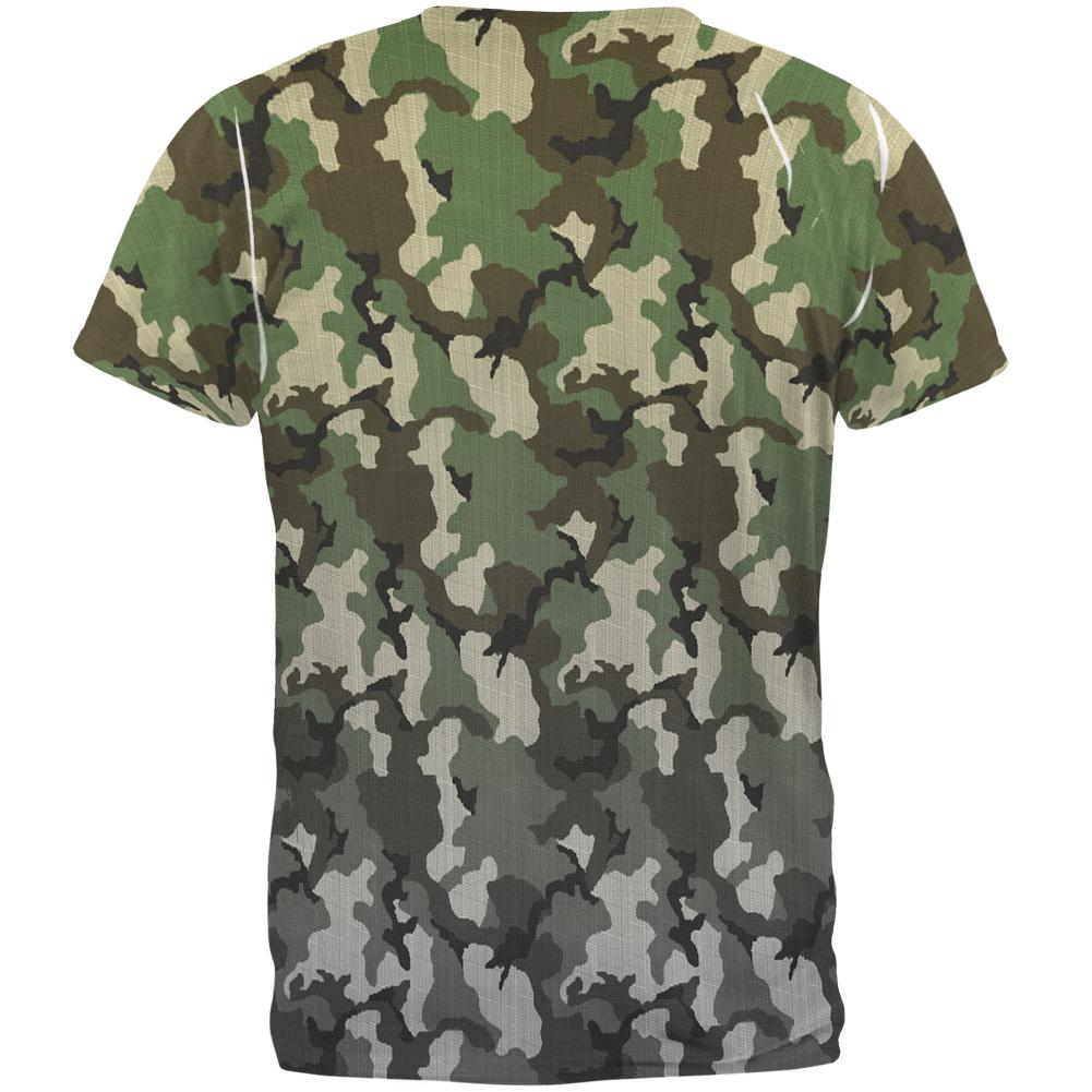 Faded Camo All Over Mens T Shirt Men's T-Shirts Old Glory   