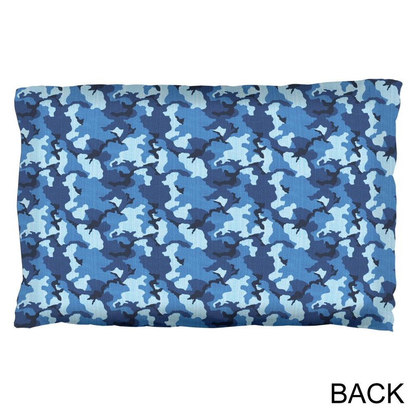 Navy Blue Camo Pillow Case Pillowcases Old Glory   