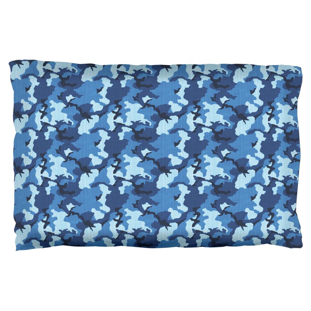 Navy Blue Camo Pillow Case Pillowcases Old Glory OS Multi 