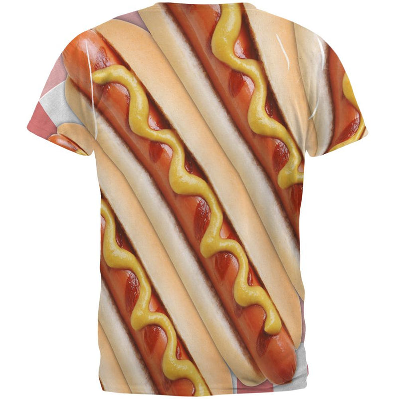 Hot Dog Picnic All Over Mens T Shirt Men's T-Shirts Old Glory   