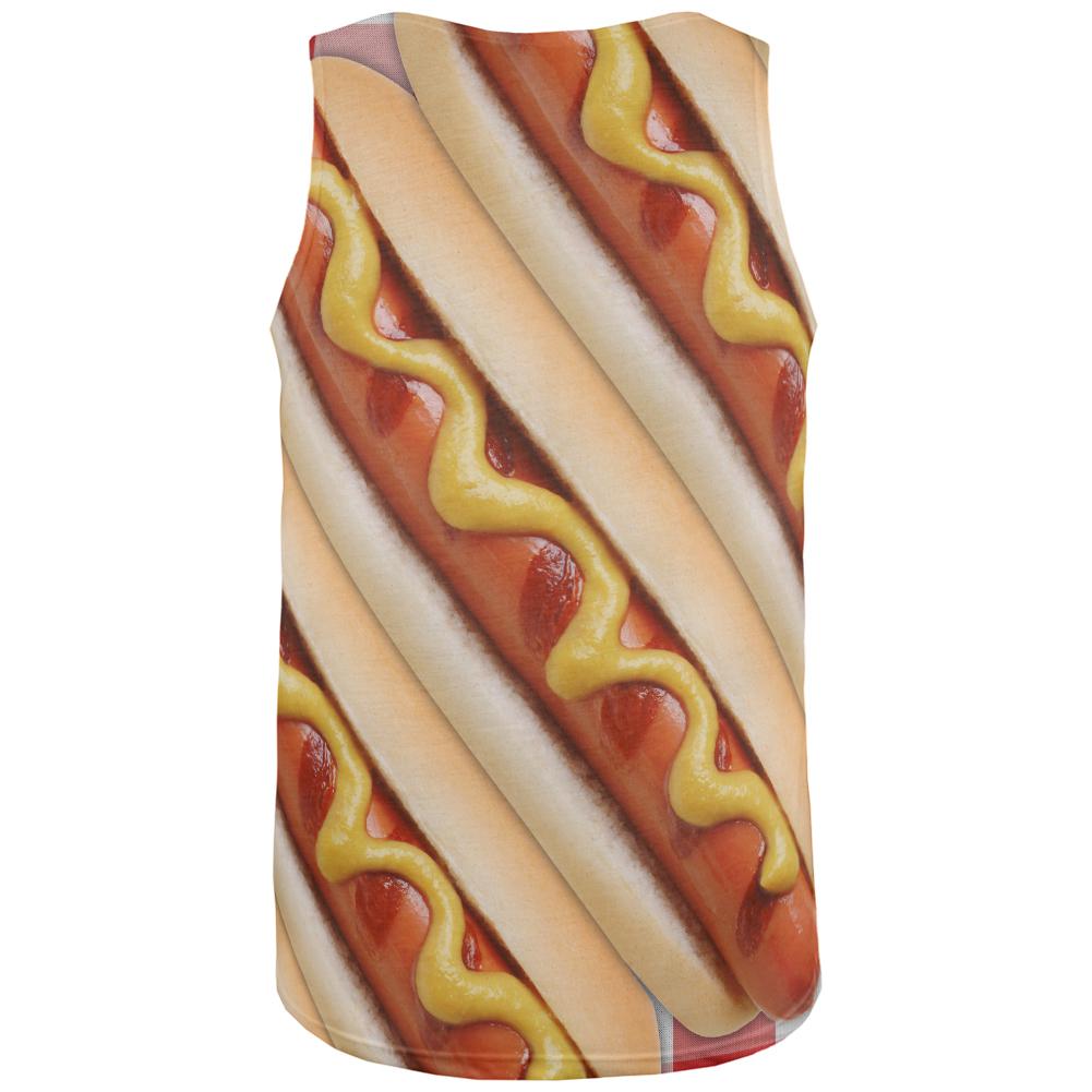 Hot Dog Picnic All Over Mens Tank Top Men's Tank Tops Old Glory   