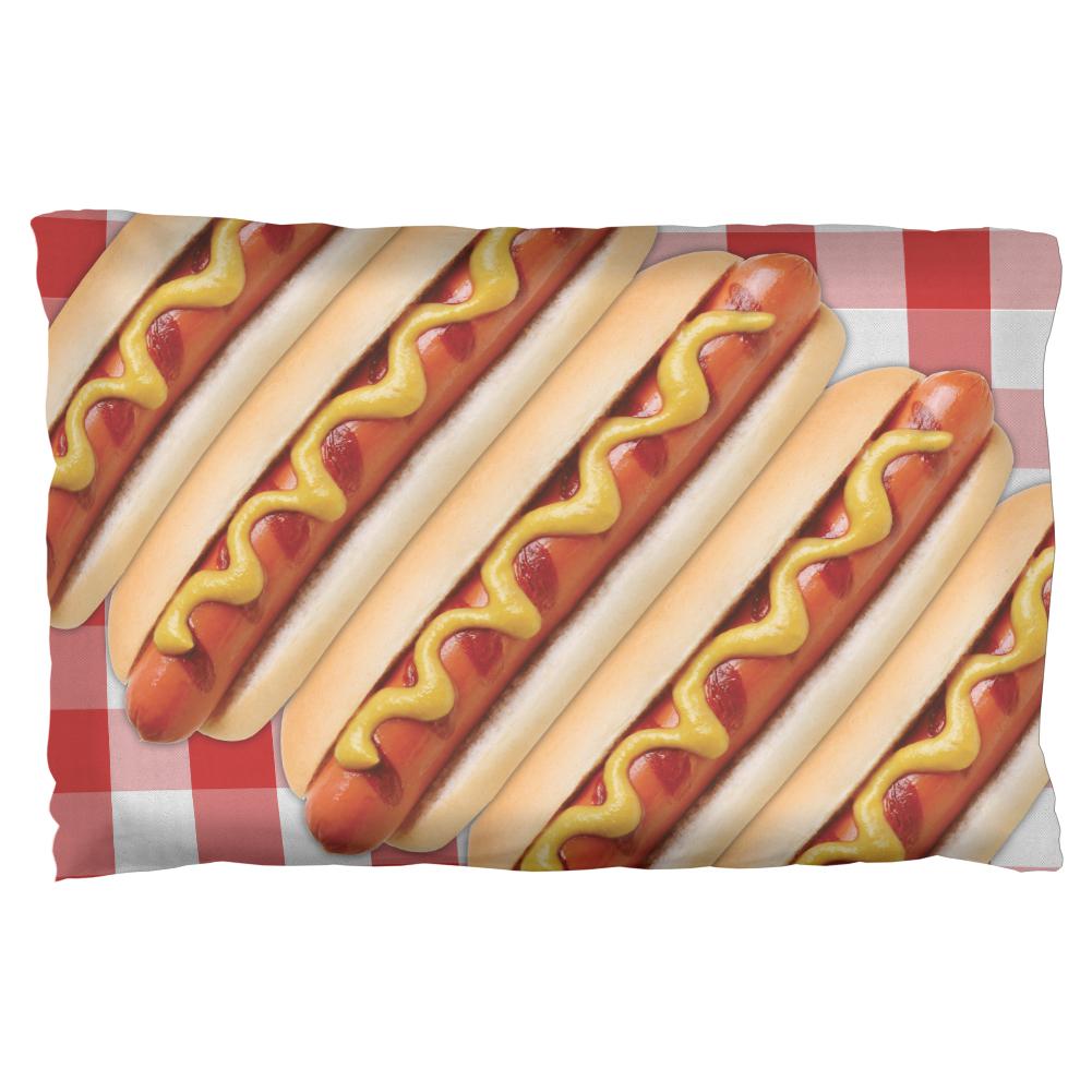 Hot Dog Picnic Pillow Case Pillowcases Old Glory OS Multi 