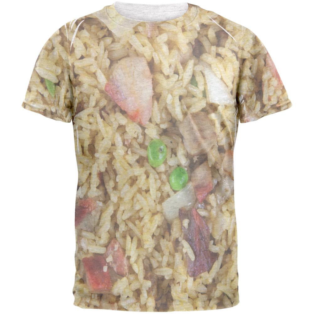 Pork Fried Rice Costume Mens T Shirt Men's T-Shirts Old Glory 2XL White 