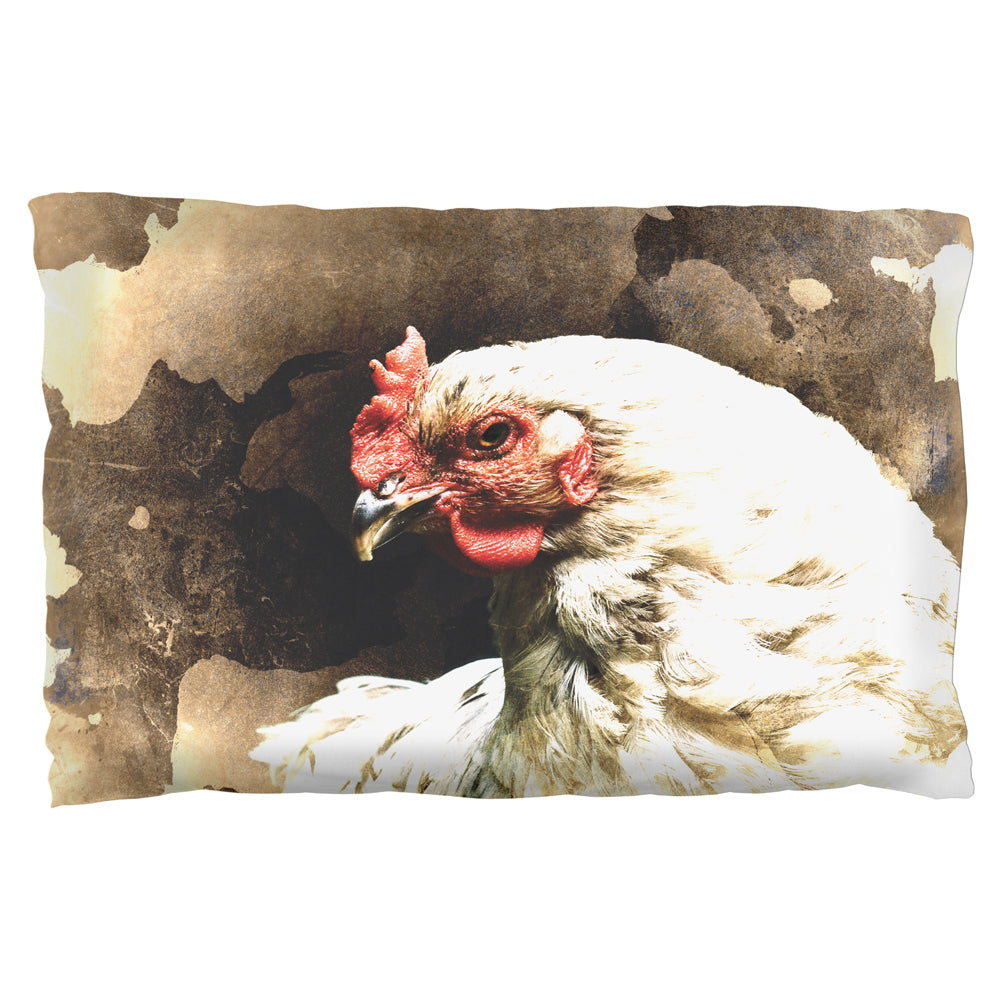 Queen Of The Barnyard Chicken Pillow Case Pillowcases Old Glory OS Multicolored 